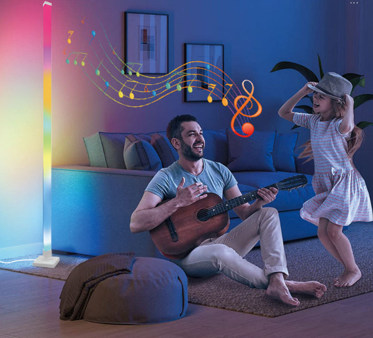 Corner Floor Remote Control Colorful A Color-changing Lamp