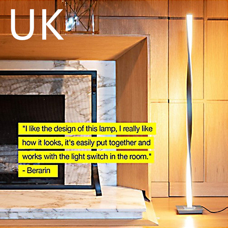 Colorful corner floor lamp