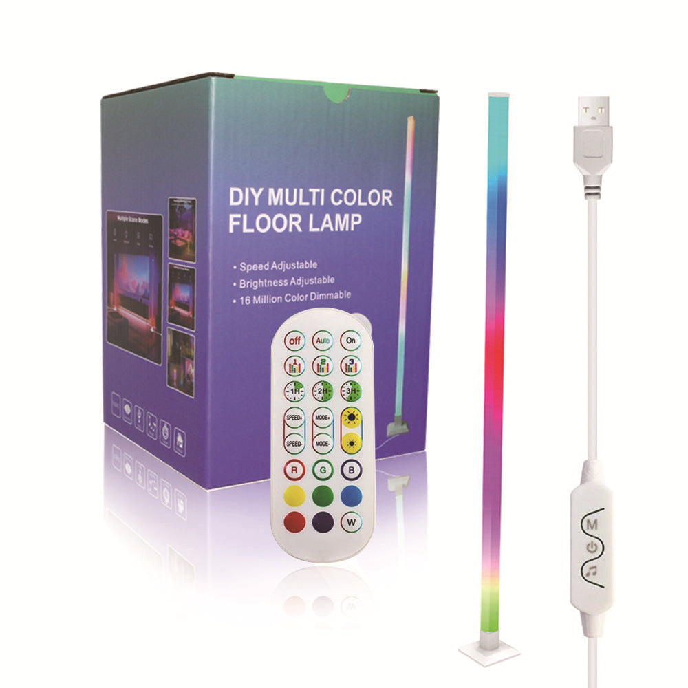 Corner Floor Remote Control Colorful A Color-changing Lamp