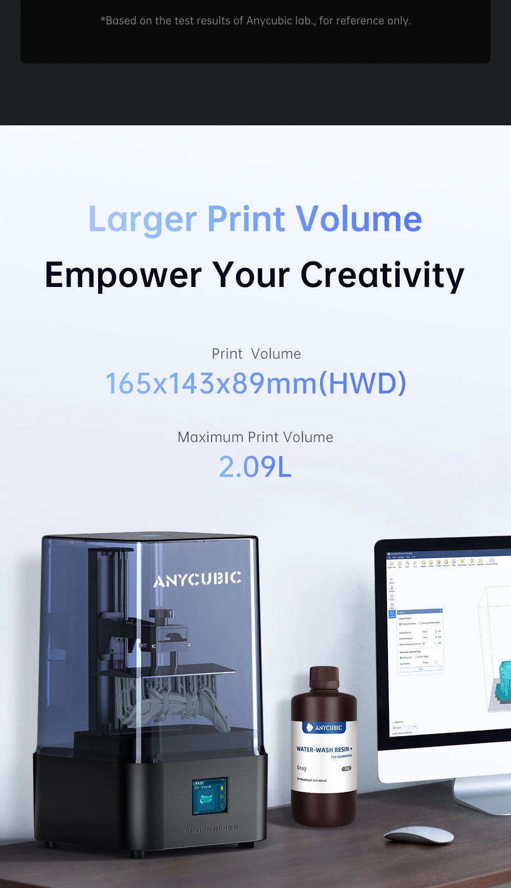 3d Printing Anycubic 3D Printer 4K LCD Printer Large Screen Fast Printing Photon Mono 2 Impresora 3d Printer