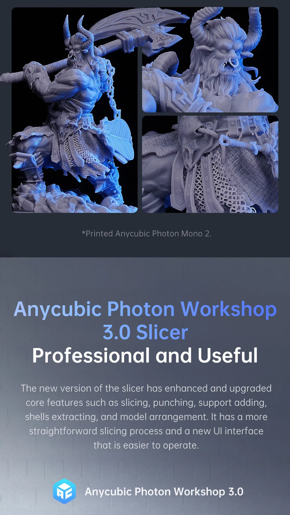 3d Printing Anycubic 3D Printer 4K LCD Printer Large Screen Fast Printing Photon Mono 2 Impresora 3d Printer
