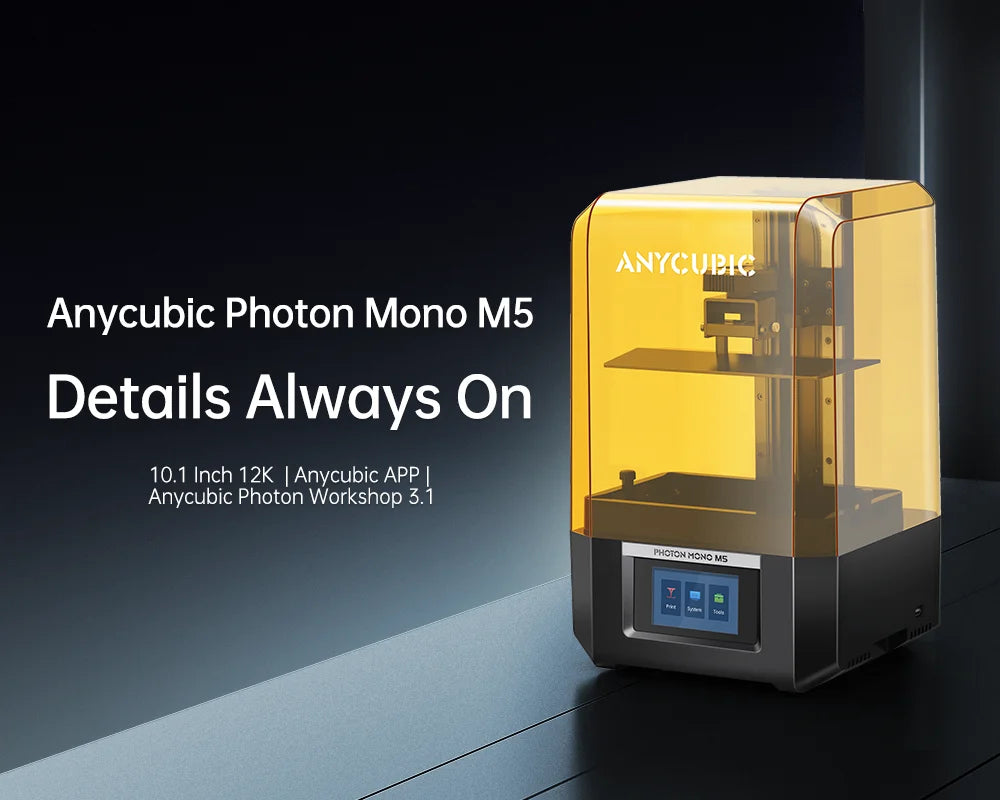 ANYCUBIC DLP SLA LCD 3D Printer High Speed 3D Resin Printer Photon Mono 4, M5s Pro, M7 Pro, M7, Photon P1&Wash Cure Machine