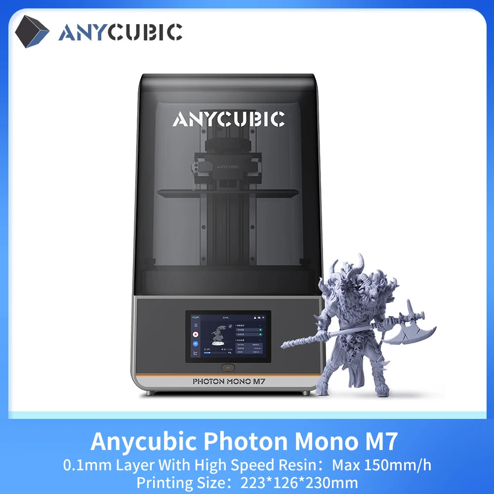 ANYCUBIC DLP SLA LCD 3D Printer High Speed 3D Resin Printer Photon Mono 4, M5s Pro, M7 Pro, M7, Photon P1&Wash Cure Machine