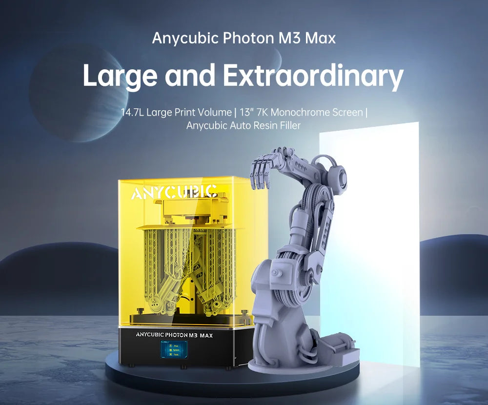 ANYCUBIC DLP SLA LCD 3D Printer High Speed 3D Resin Printer Photon Mono 4, M5s Pro, M7 Pro, M7, Photon P1&Wash Cure Machine