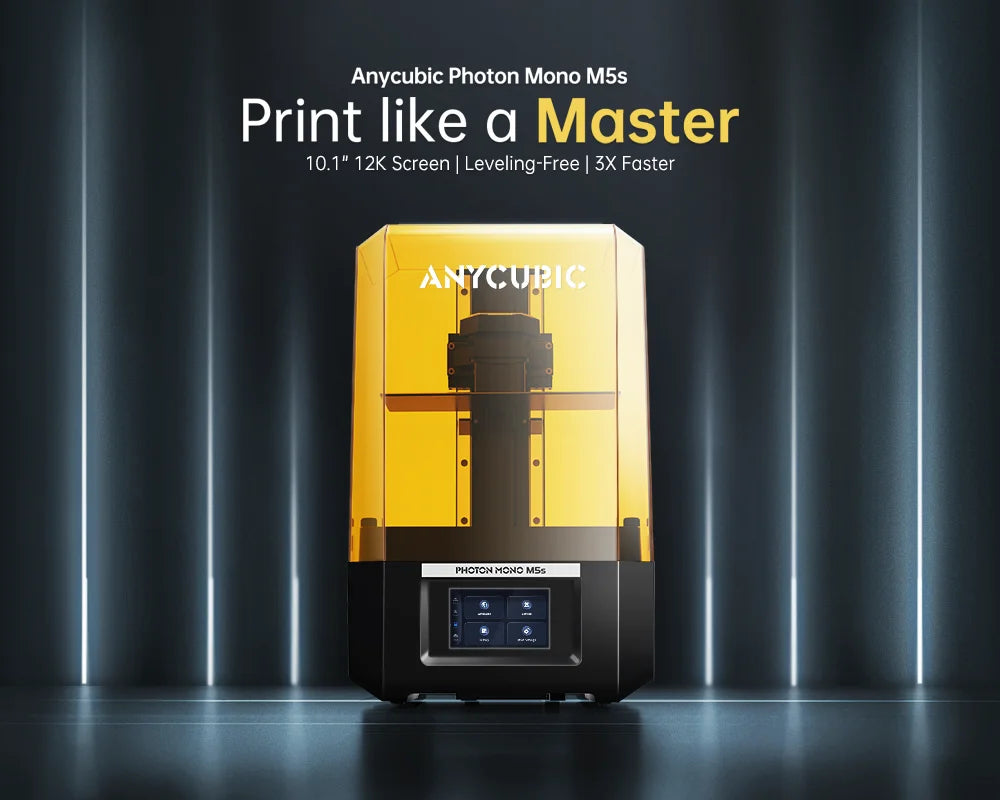 ANYCUBIC DLP SLA LCD 3D Printer High Speed 3D Resin Printer Photon Mono 4, M5s Pro, M7 Pro, M7, Photon P1&Wash Cure Machine