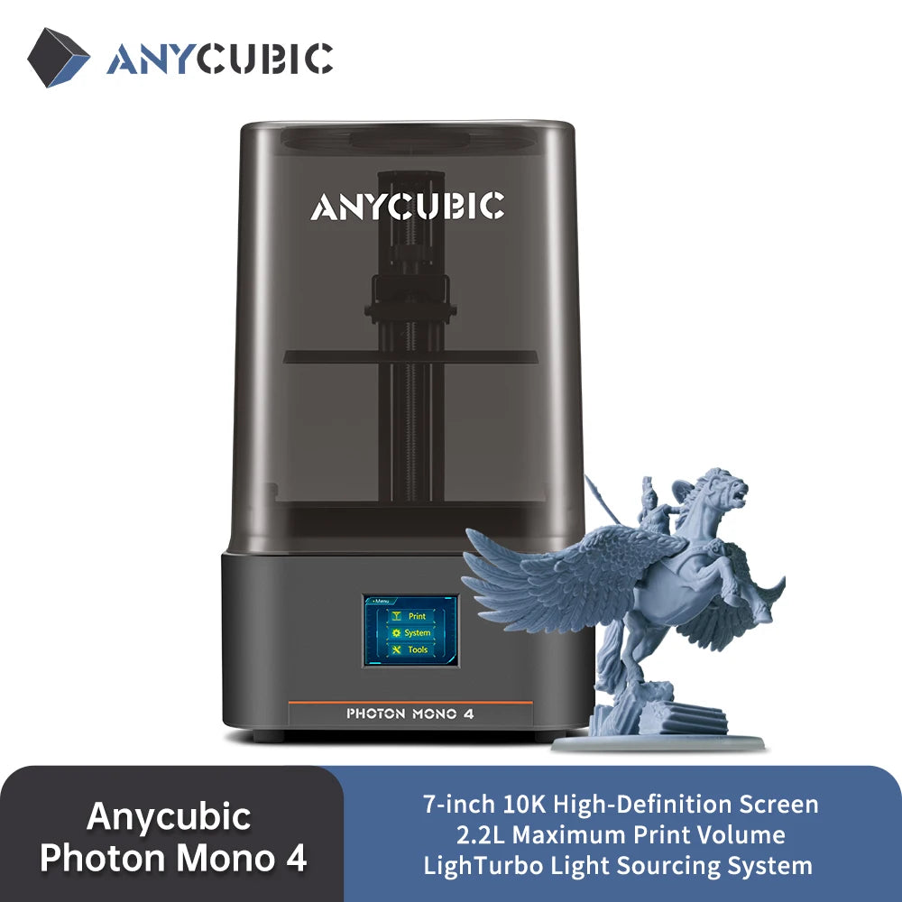 ANYCUBIC DLP SLA LCD 3D Printer High Speed 3D Resin Printer Photon Mono 4, M5s Pro, M7 Pro, M7, Photon P1&Wash Cure Machine