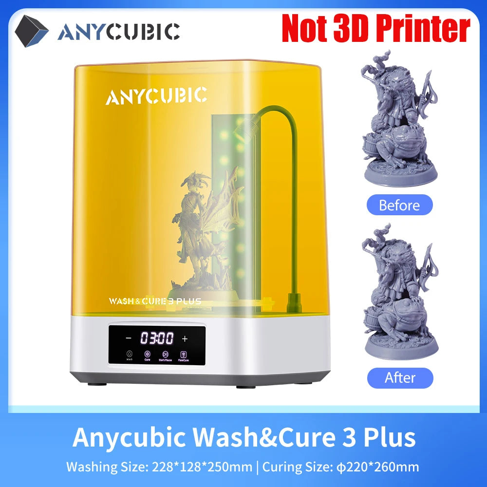 ANYCUBIC DLP SLA LCD 3D Printer High Speed 3D Resin Printer Photon Mono 4, M5s Pro, M7 Pro, M7, Photon P1&Wash Cure Machine