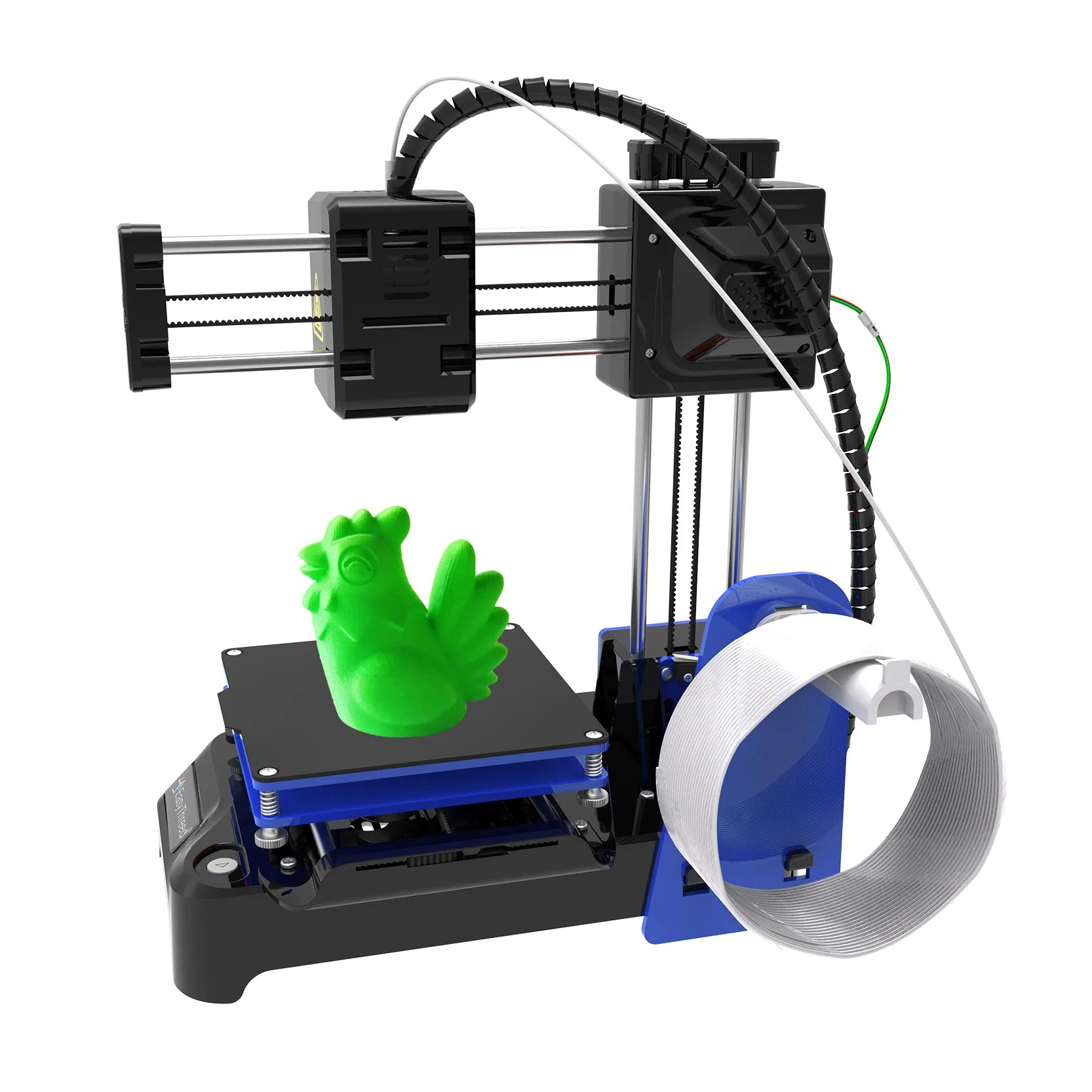 EasyThreed K7  Mini 3D Printer  Easy to Use Entry Level Toy  Gift 3D Printer FDM TPU PLA Filament 1.75mm Black