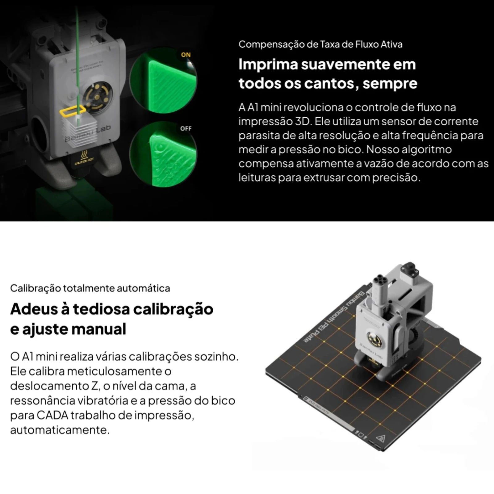 Bambu Lab A1 3D Printer 500mm/s High-Speed Auto Leveling Robust Direct Extruder 256x256x256mm Build Volume Silent Mode No AMS