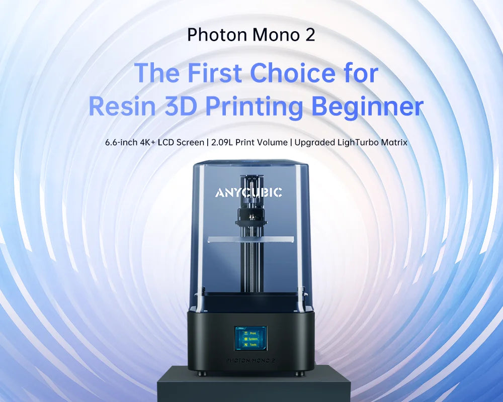ANYCUBIC DLP SLA LCD 3D Printer High Speed 3D Resin Printer Photon Mono 4, M5s Pro, M7 Pro, M7, Photon P1&Wash Cure Machine