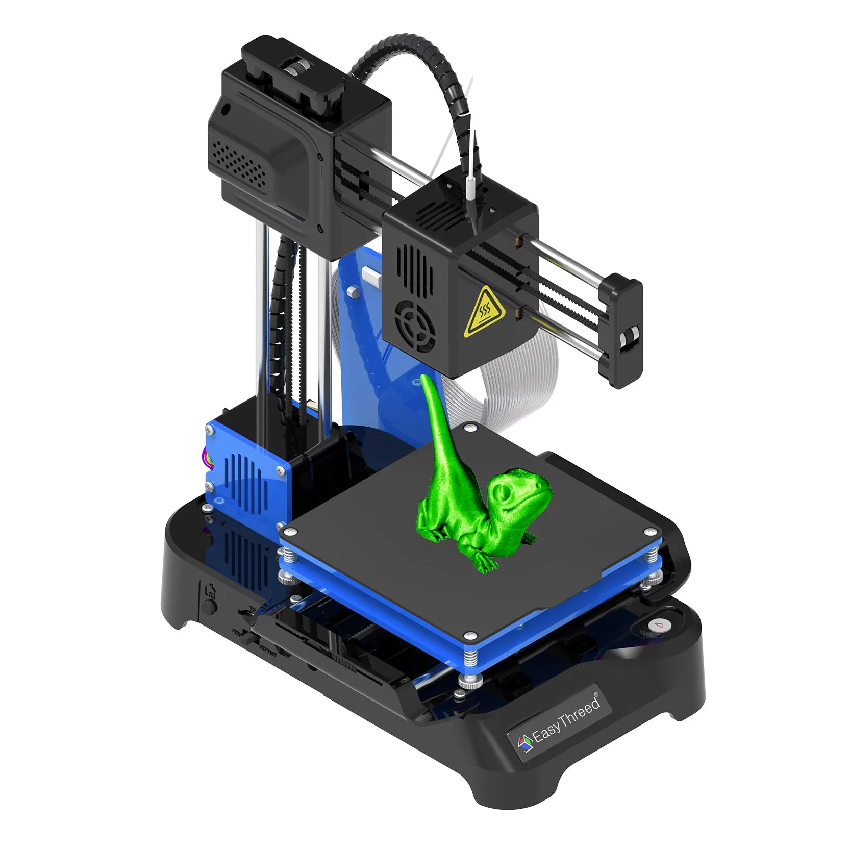 EasyThreed K7  Mini 3D Printer  Easy to Use Entry Level Toy  Gift 3D Printer FDM TPU PLA Filament 1.75mm Black