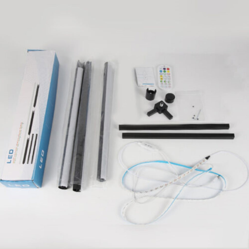 150CM RGB Floor Lamp Corner Light Stand LED Bluetooth Remote Control Streaming